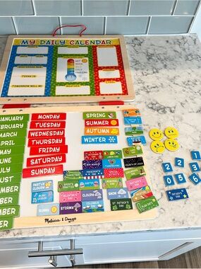 Melissa & Doug Magnetic Daily Calendar Board